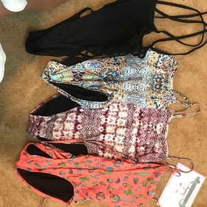 Jolyn tie back one piece